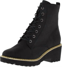 Hey Girl by Corkys Women's Ghosted Lace Up Boots in black - women's shoe