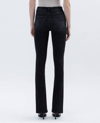 Flying Monkey - High Rise Slanted Slit Slim Bootcut Jeans