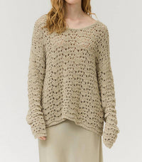 Grade & Gather - Lightweight Crocheted Sweater