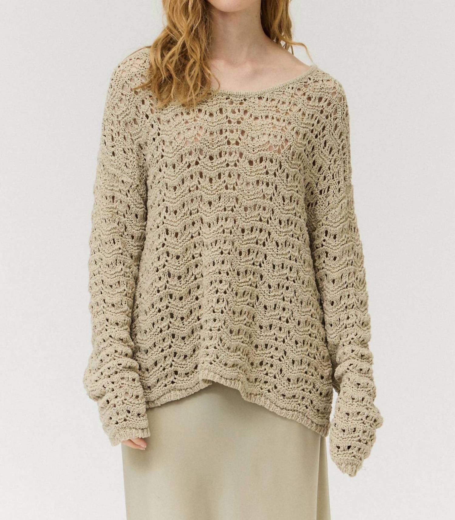 Grade & Gather - Lightweight Crocheted Sweater