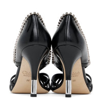 Chloe - Women's Leonie Cutout Embellished Leather Pumps
