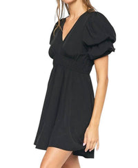 Entro - Cassidy Double Layer Sleeves Babydoll Dress