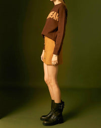 English Factory - Suede Mini Skort