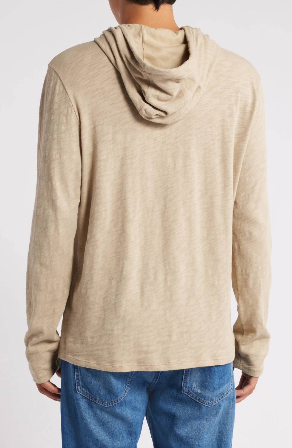 Atm - Men's Slub Jersey Long Sleeve Hoodie