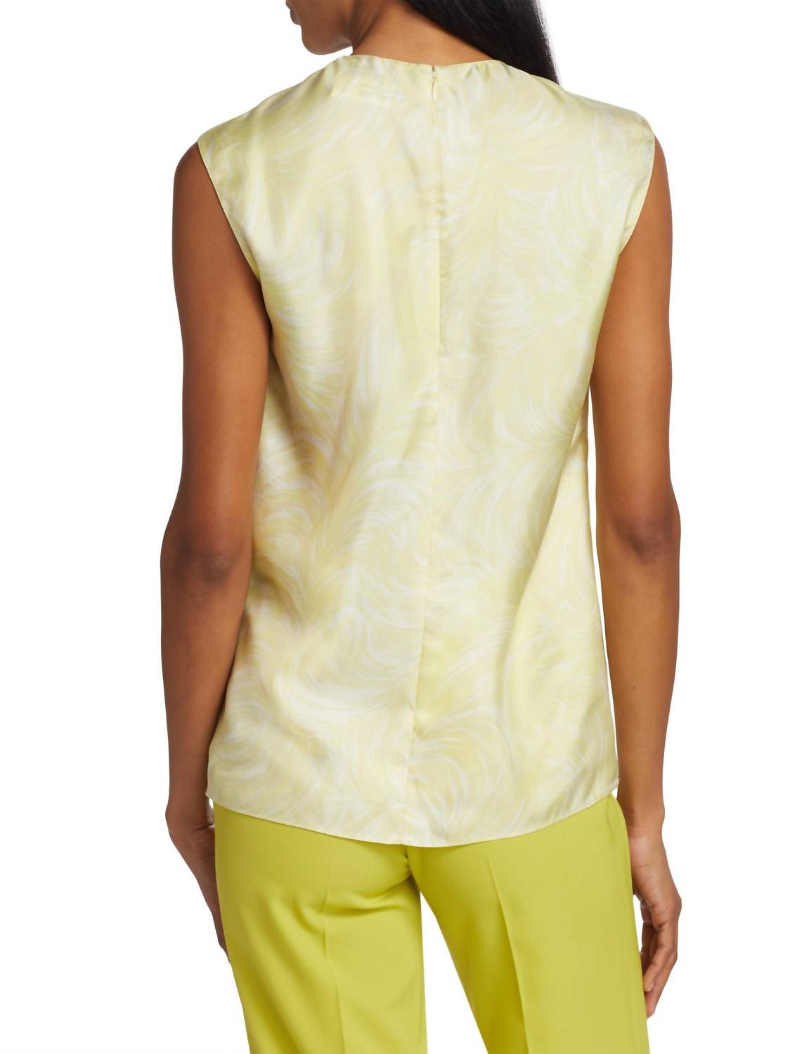Stella Mccartney - Feather Print Sleeveless Top