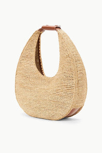 Staud - Women's Large Raffia Moon Tote Bag