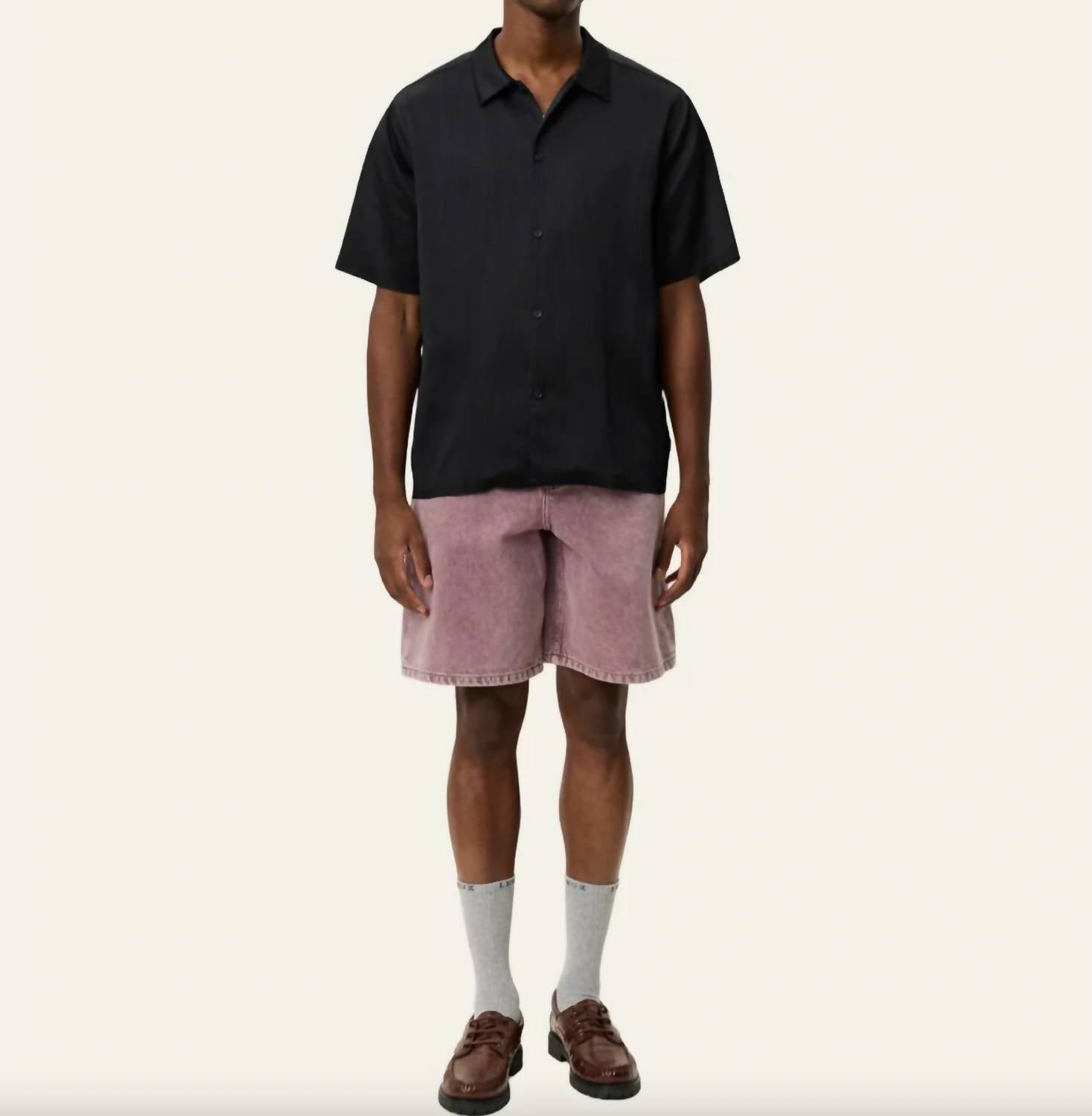 Les Deux - Hector Plisse Short Sleeve Shirt