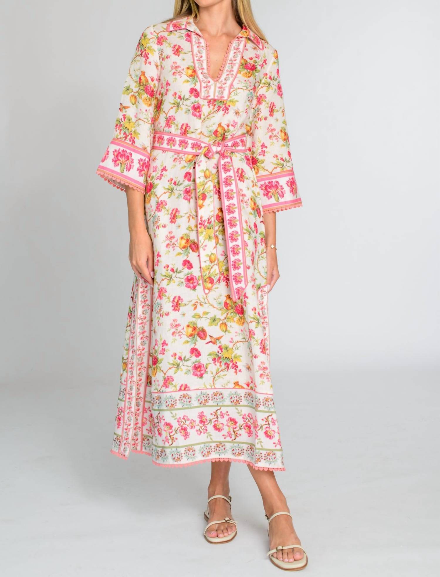 Elizabeth James The Label Talia Maxi Dress in english gardens - women's dress