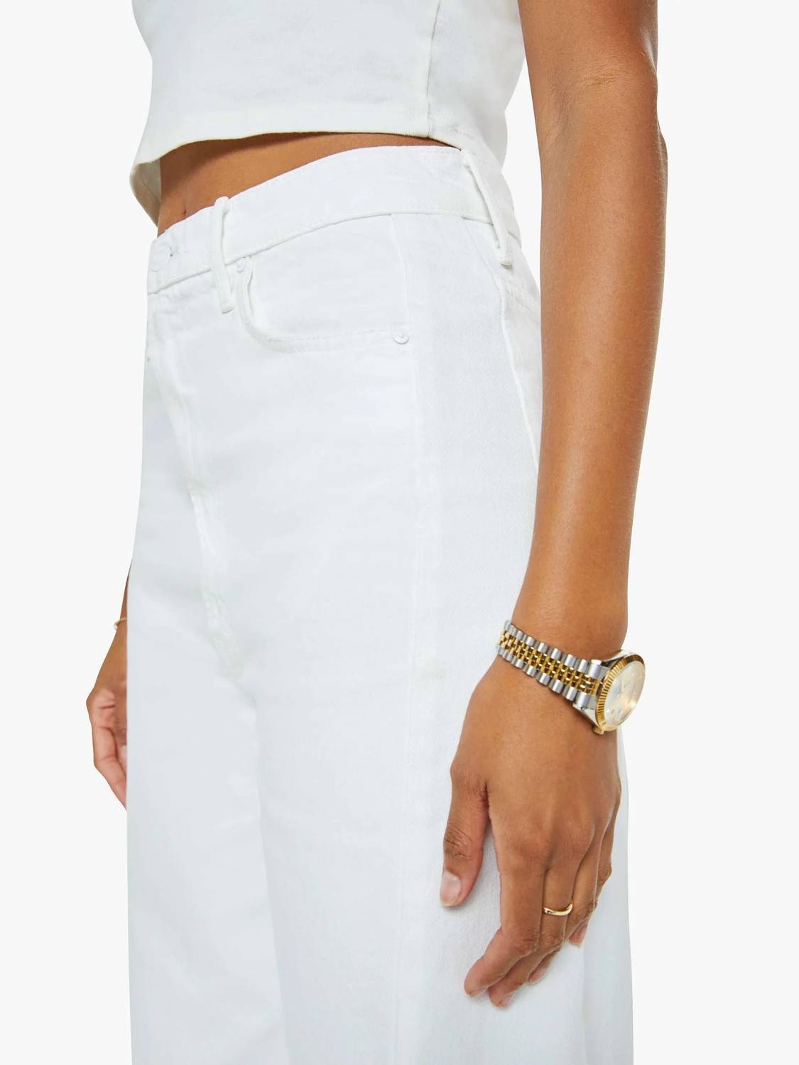 Mother - Full Pipe Ankle Jeans