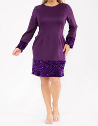 Karen T Design - Mini Dress With Sequin Details