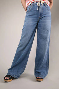 Pistola - Women's Jadyn Draw Cord Palazzo Jeans