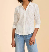 Fdj - Split Neck Top