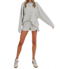 Things Between - Easy Afternoon Stripe Oversized Top