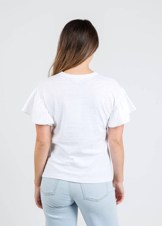 Nation Ltd - Women's Camille Ruffle Sleeve Top