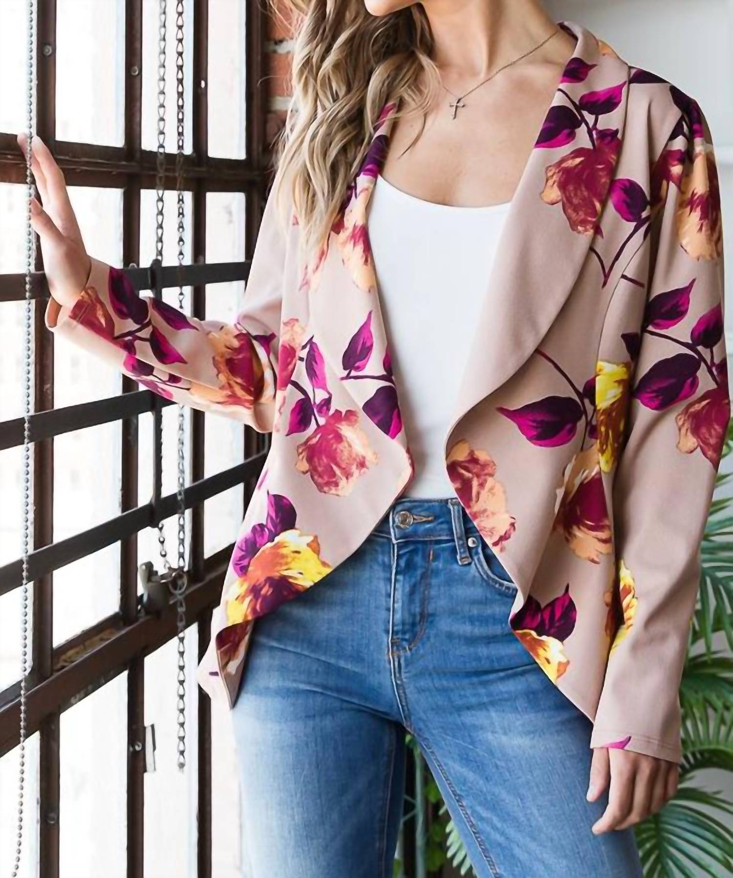 Heimish Usa - Stretchy Figure Flattering Blazer