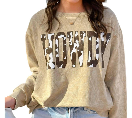 Zutter - Howdy Mineral Wash Sweatshirt