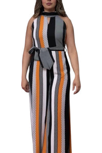 GRACIA Lines Jumpsuit in multi - women's pants