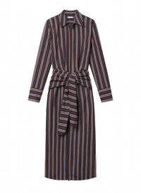 A.L.C. - Mila Striped Midi Shirtdress