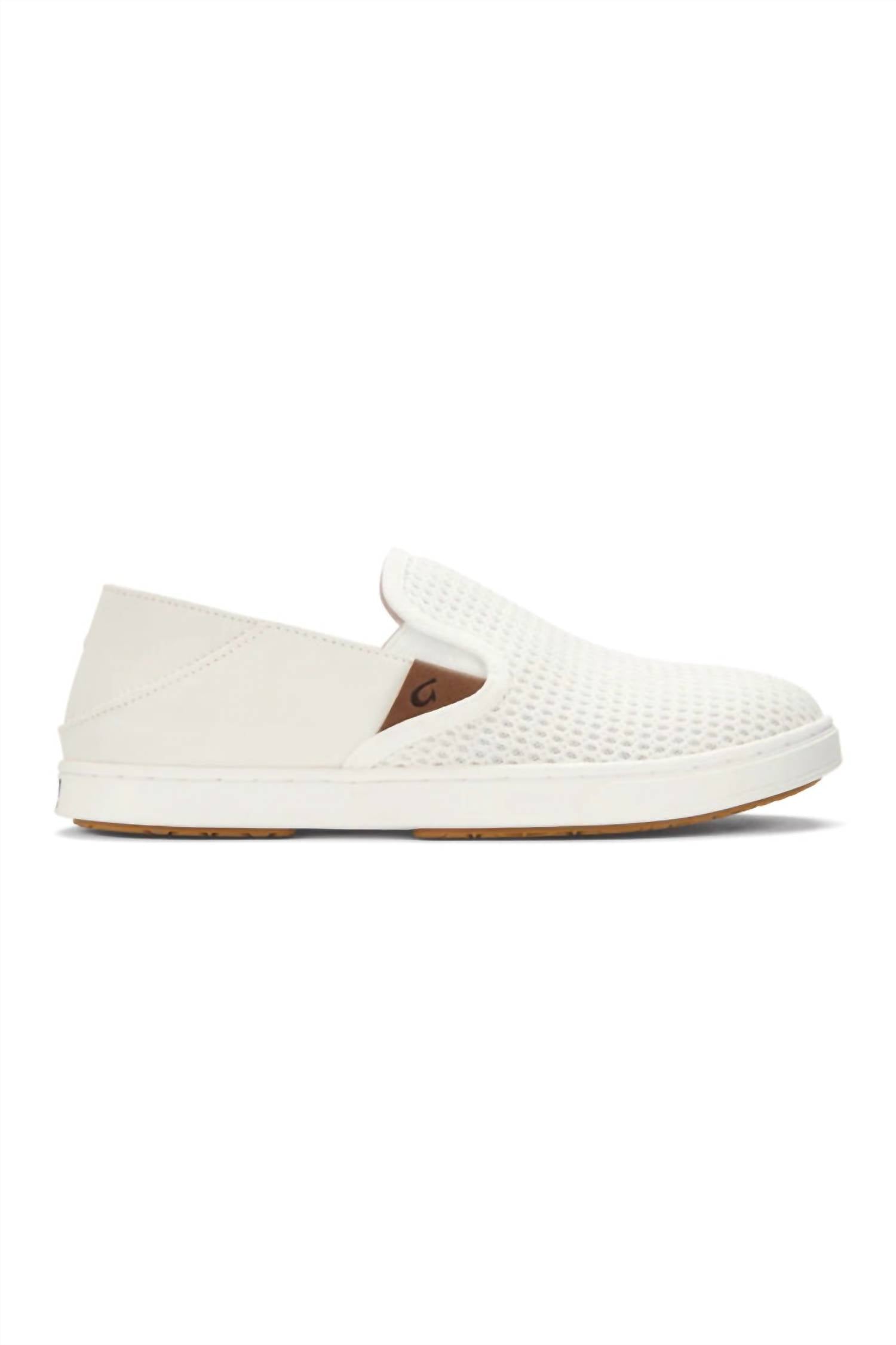 OluKai Women's Pehuea Shoes in bright white - women's sneaker