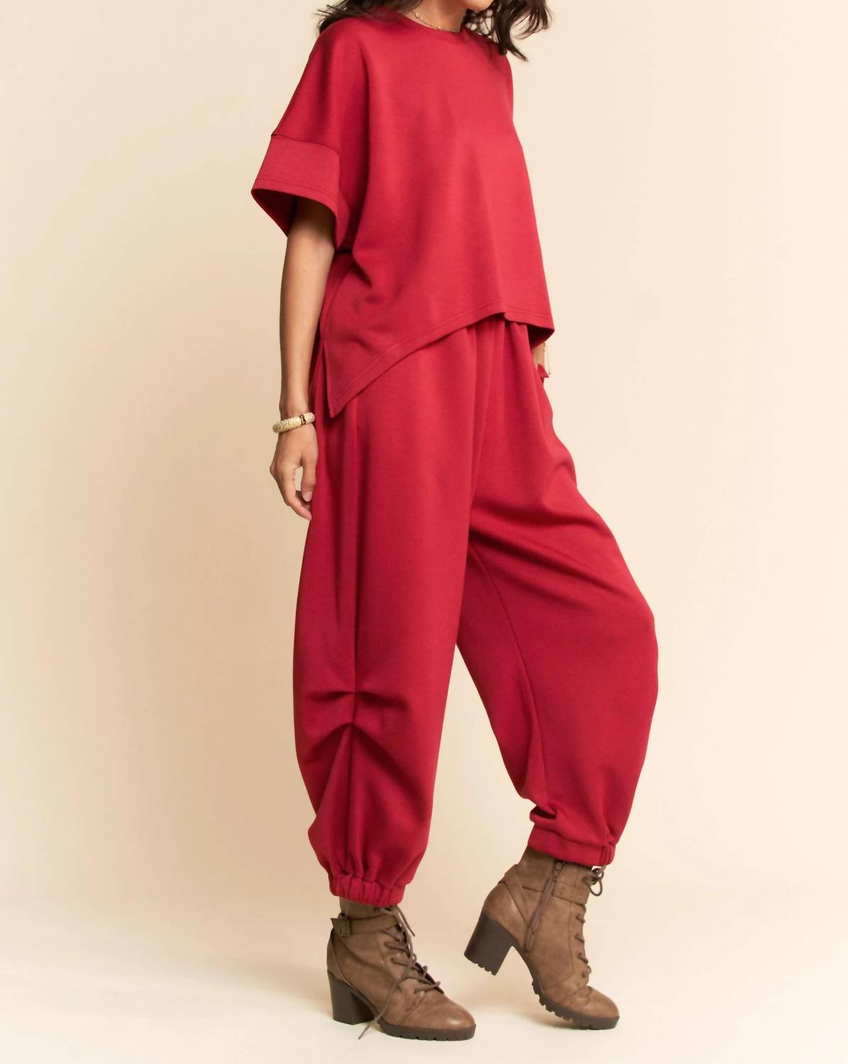 Davi & Dani - Bella Butter Pin Tuck Luxe Set - Plus