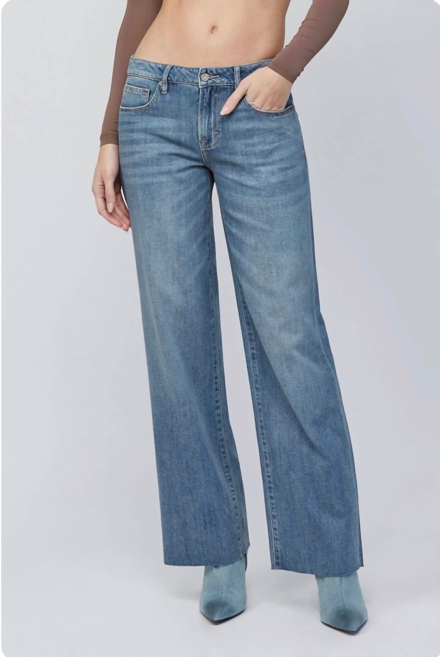 Hidden - LOGAN mid-rise dad jean