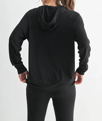 Mono B - Lightweight Brushed Hacci Hoodie