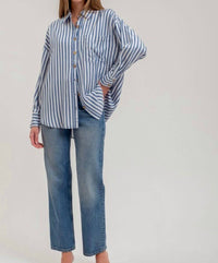 Blu Pepper - Jemma Long Sleeve Button Front Shirt