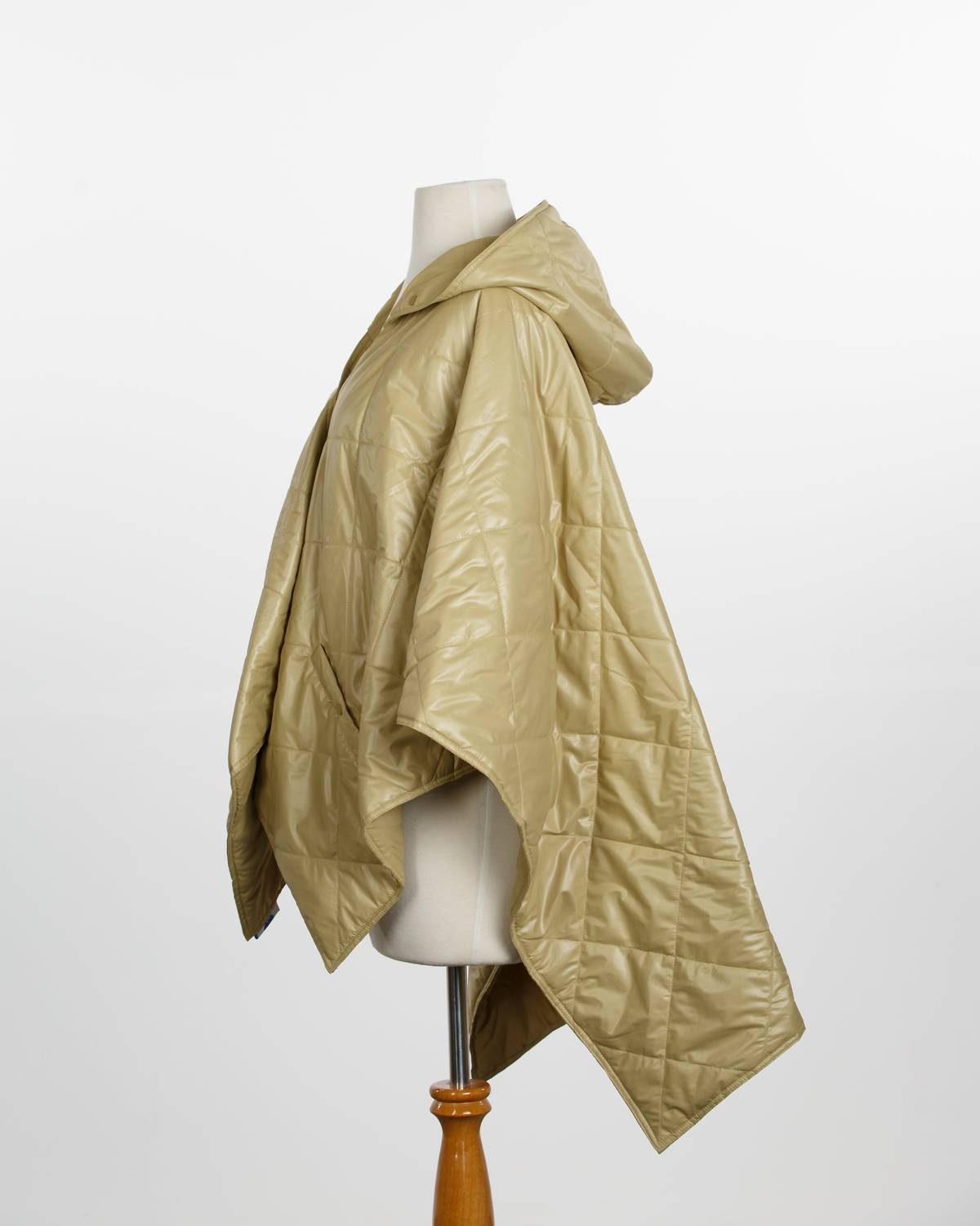 RAINRAPS Women's Rain Puffer Jacket in olive gold pufferrap - women's jacket - view 4