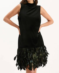 Tyler Boe - Colette Feather Hem Dress