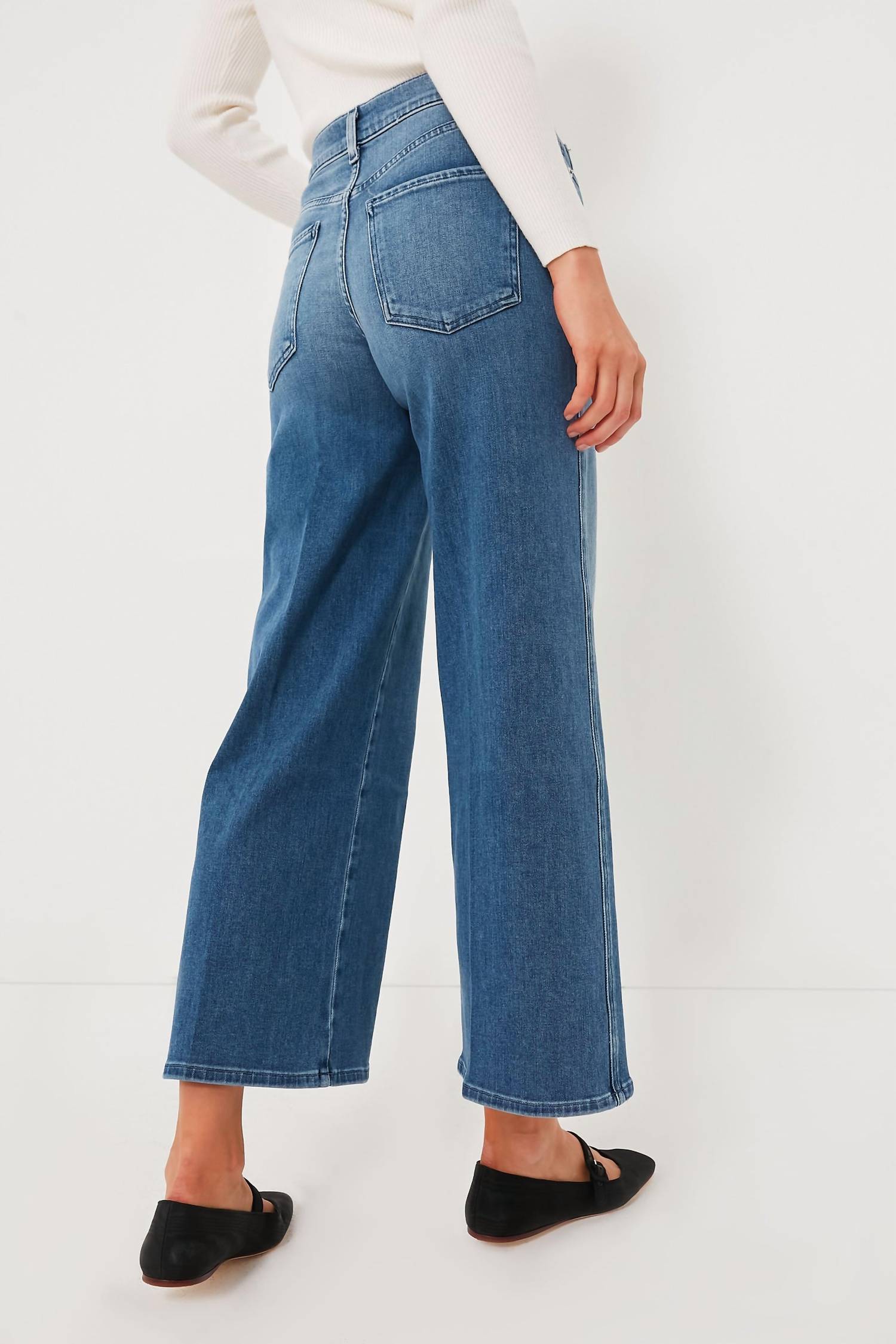 Le Jean - Juliette Wide Leg Ankle Jeans