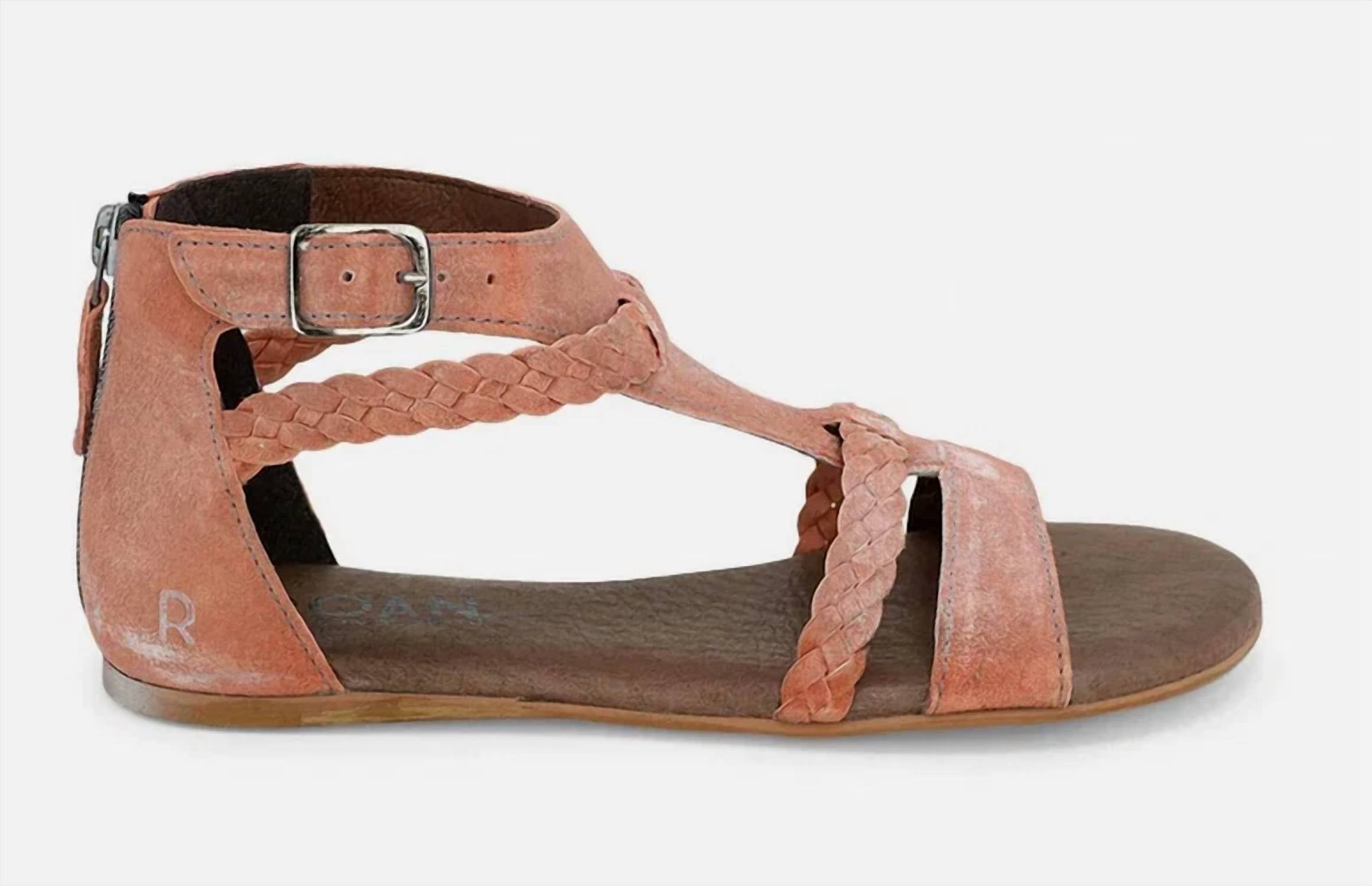 Roan Women's Posey Sandal in osaka canteloupe white - women's sandal - detail view