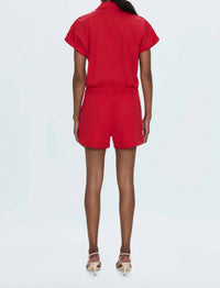 Pistola - Meg Zip Front Short Sleeve Romper