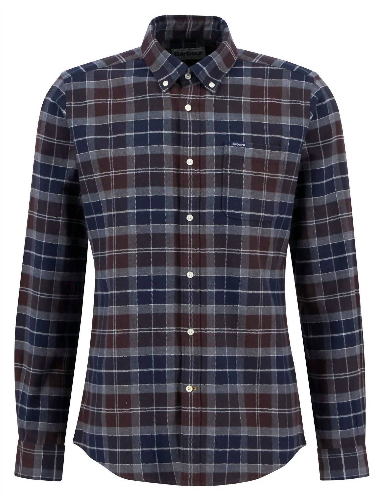 Barbour Kyeloch Tailored Shirt in midnight oak tartan - women's shirt - view 4