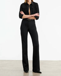 NILI LOTAN Corette Pant in black 2 - women's pants - view 4