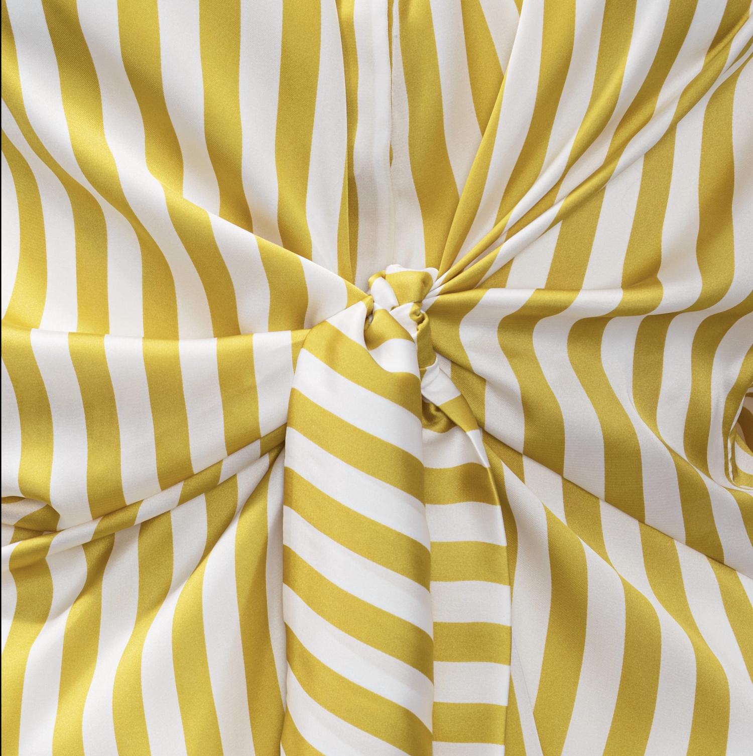 Karmamia - Lee LS Shirt – Yellow Stripe