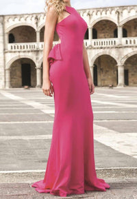 Jovani - High-neck Dress