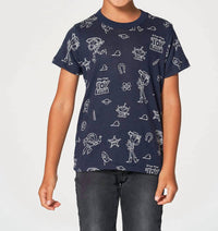 Chaser - Toy Story Doodle Pattern Short Sleeve Tee