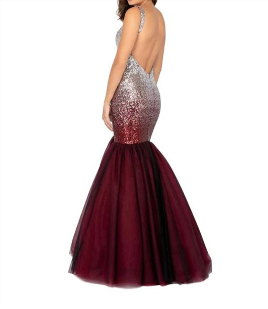 SEQUIN MERMAID GOWN