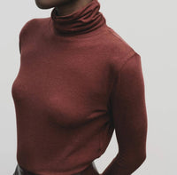 Mijeong Park - Roll Neck Jersey Top