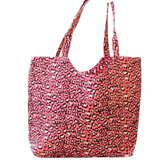 Pretty Simple - Leopard Beach Tote Bag