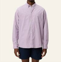 Les Deux - Kent Stripe Poplin Shirt