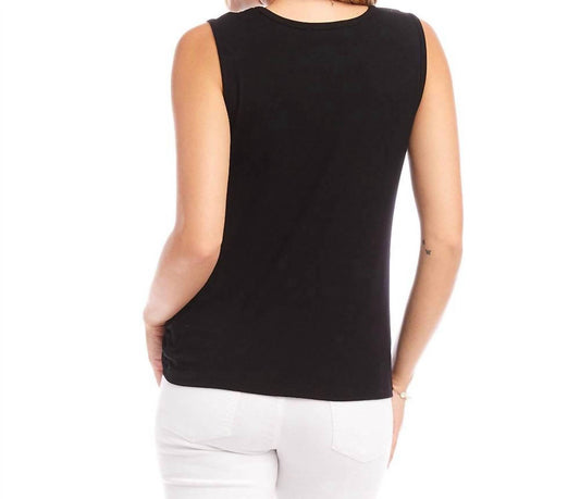 Karen Kane - Sleeveless Pick-Up Top