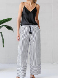 Go By Go Silk - Go It's Not PJ Cotton Stripe Pant