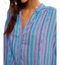 Free People - Triped Valley Double Cloth Shirt