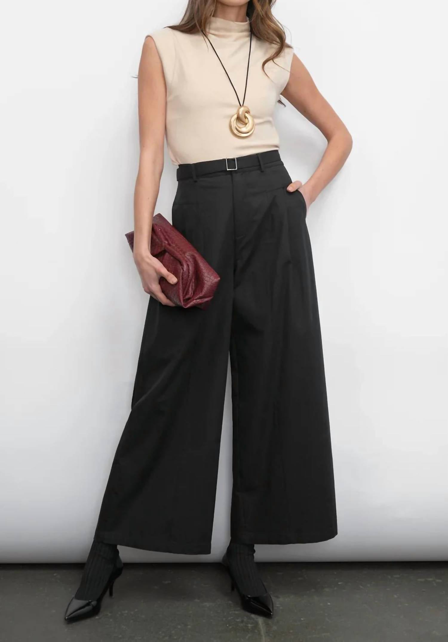 Greylin - Paloma Funnel Neck Knit Top