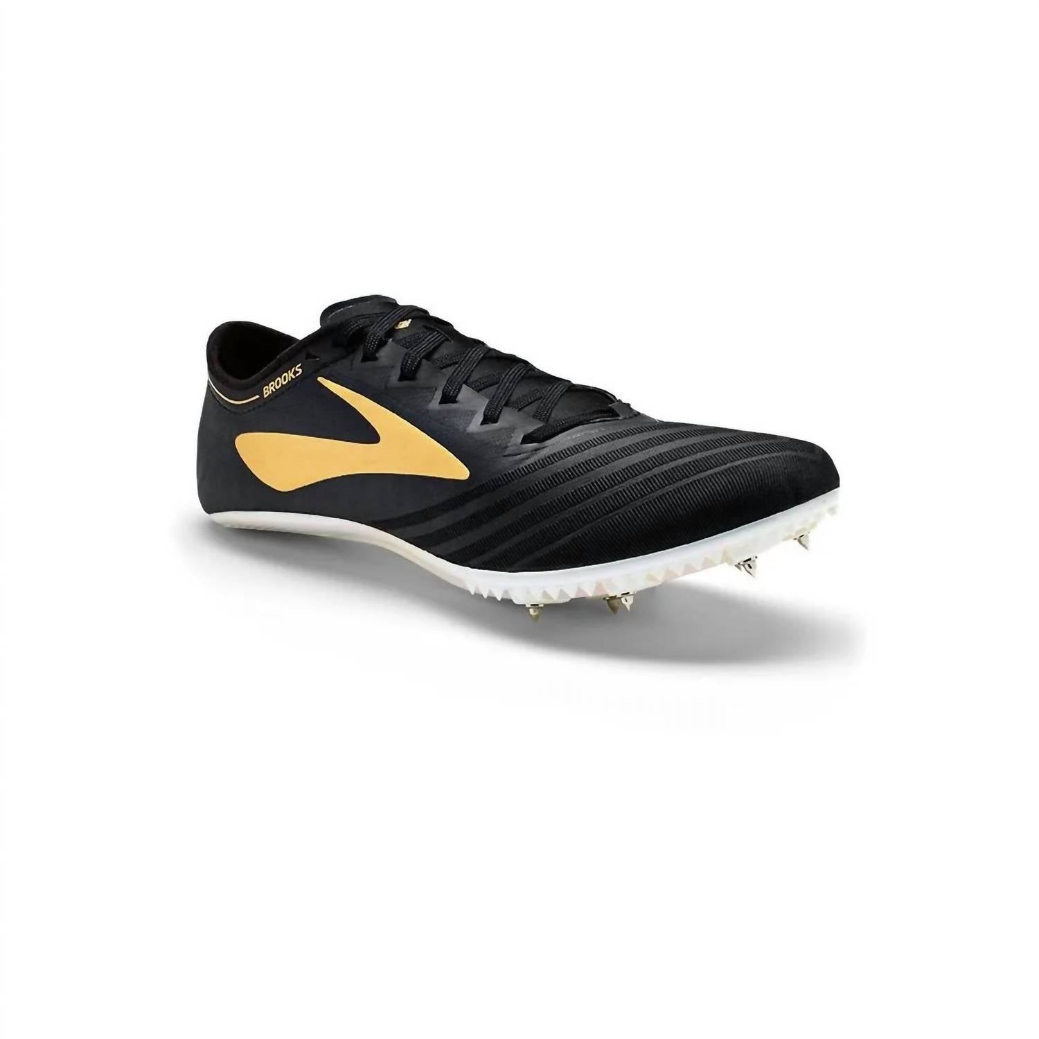 BROOKS Men's Qw-k V3 Shoes in black gold - men's shoe - detail view