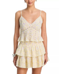 Loveshackfancy - Elsette V-neck Top