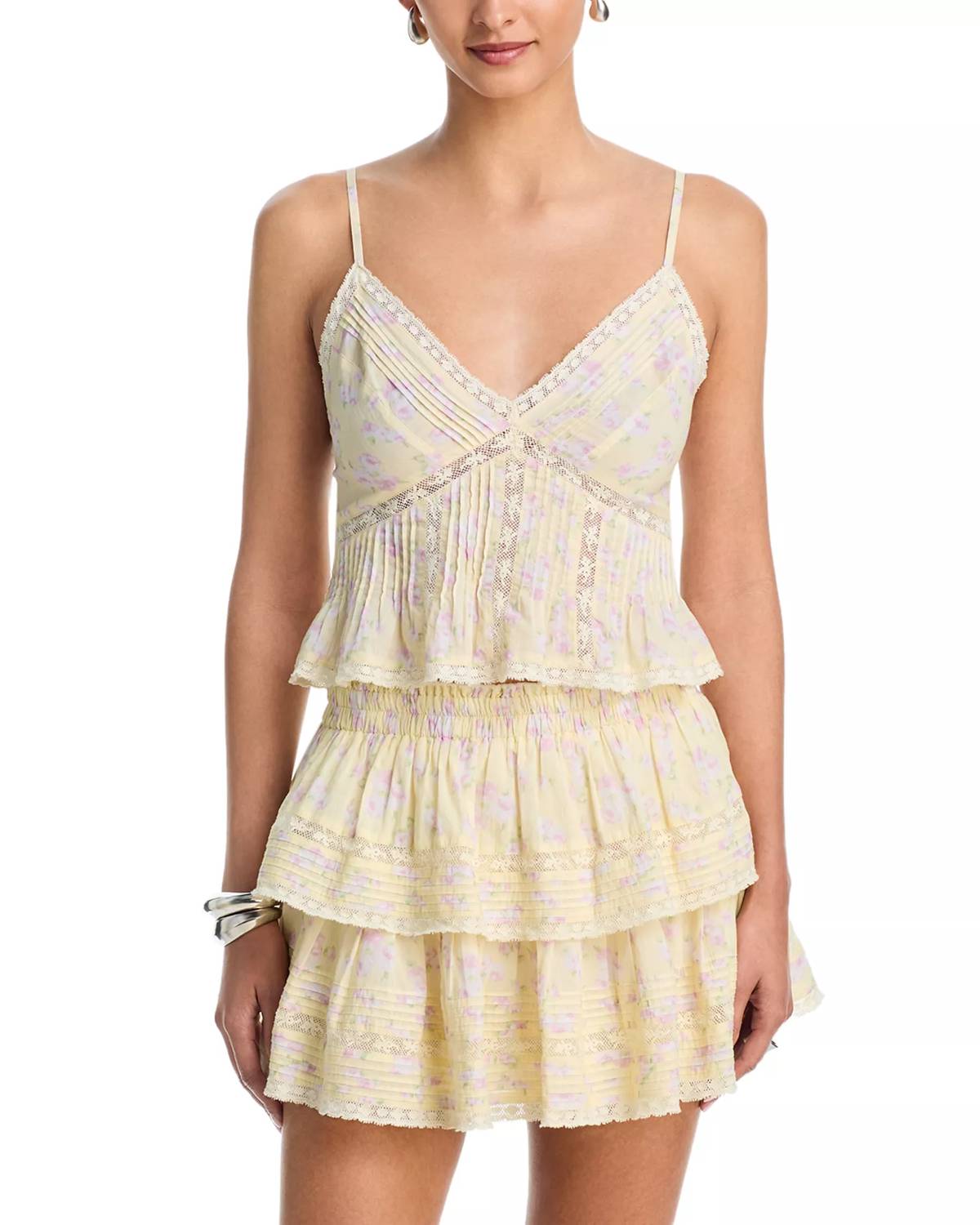 Loveshackfancy - Elsette V-neck Top