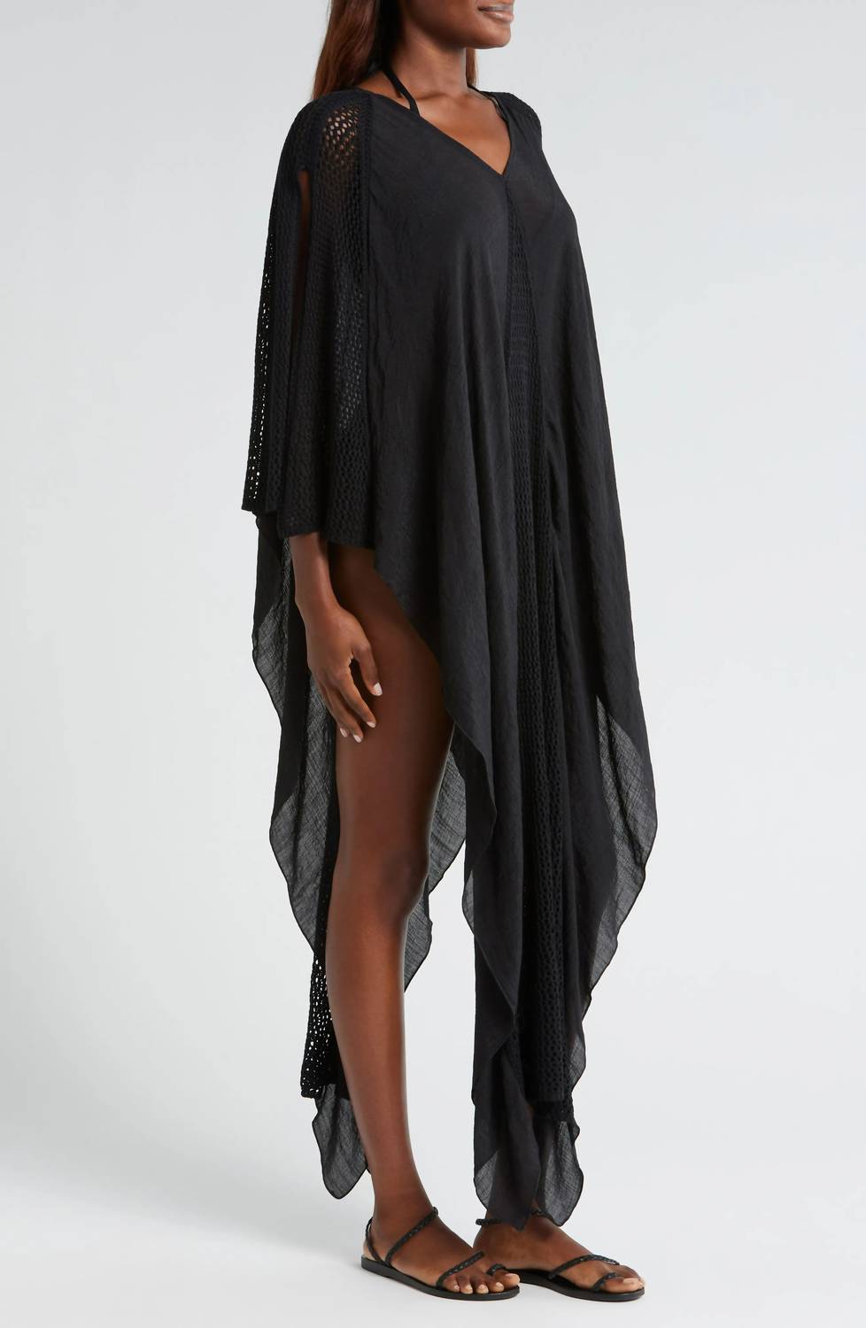 Elan - Crochet Long Sleeve Caftan