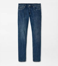 Peter Millar - Vintage Washed Five-pocket Denim Jeans